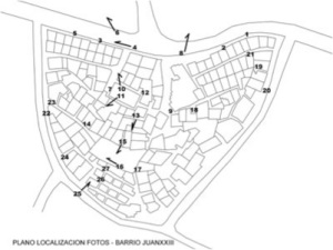 Figura 6. Plano de localización – Barrio JUAN XXIII Tomado de http://www.bogotalab.com/albums/tatiana_plazas/Juan23/.