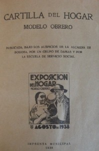 Cartilla del hogar modelo Obrero. 1938.
